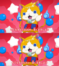 Top: Version from episodes 130 to 138. Bottom: Version from episodes 139 to 150.