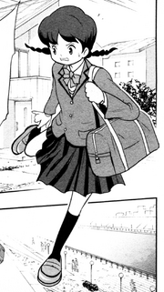 Summer running to school.