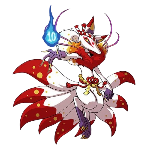 Yo-kai Bot on X: Kyubi Variants Origin: Yo-kai Watch World (1st  Anniversary, Autumn, Travel)  / X