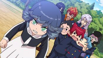 Characters appearing in Inazuma Eleven GO: Galaxy Anime