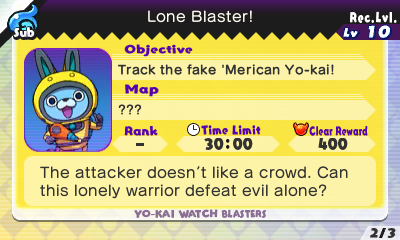 Lone Blaster! | Yo-kai Watch Wiki | Fandom