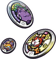 YoKai Watch Kyubi Kuroi Medals Black Medal Japanese Yo-kai