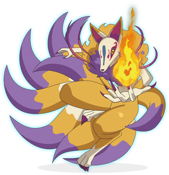 Yo-kai Watch Wiki - Yo Kai Watch Nine Tail, HD Png Download - vhv