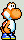 Orange Yoshi's sprite without a baby in Yoshi's Island DS