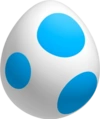 A Light Blue Yoshi egg