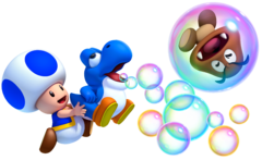 A Blue Bubble Baby Yoshi Egg from the official artwork set for New  #SuperMarioBros U on #WiiU. #Mario #MarioBros http:/…