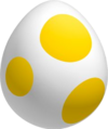 A Yellow Yoshi egg