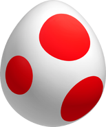 A Red Yoshi egg