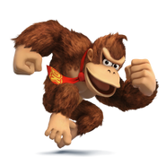 Donkey Kong's artwork.