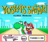 Title Screen - Yoshi's Safari