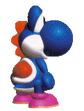 Blue Yoshi In Yoshi's Story