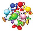 6 Yoshis in Yoshi's Story