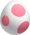 A Pink Yoshi egg