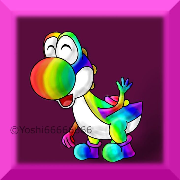 Rainbow Yoshi | Yoshi Addict Fan Wiki | Fandom