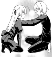 Sora and Haruka in a flashback.