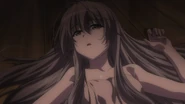 Sora laying on the floor in a towel.