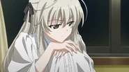 Sora sulking in her room.
