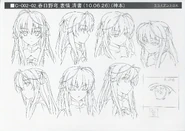 A settei sheet for Sora.