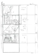 A storyboard featuring Sora from episode 9.