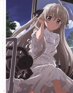 Another piece of Sora art found in the Yosuga no Sora Official Character Book.[16]