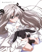 Art found in the Yosuga no Sora Official Character Book.[15]