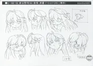 Chibi Sora settei sheet.