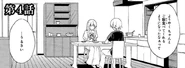 Sora and Haruka in their kitchen.