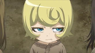 Younger Tanya in a orphanage.