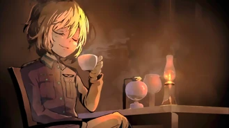 Enjoying my coffee
