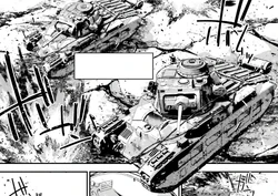 Matilda II in manga chapter 61