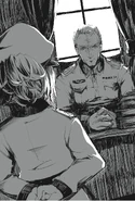 Illustration of Tanya and Zettour from Chapter 4: War College