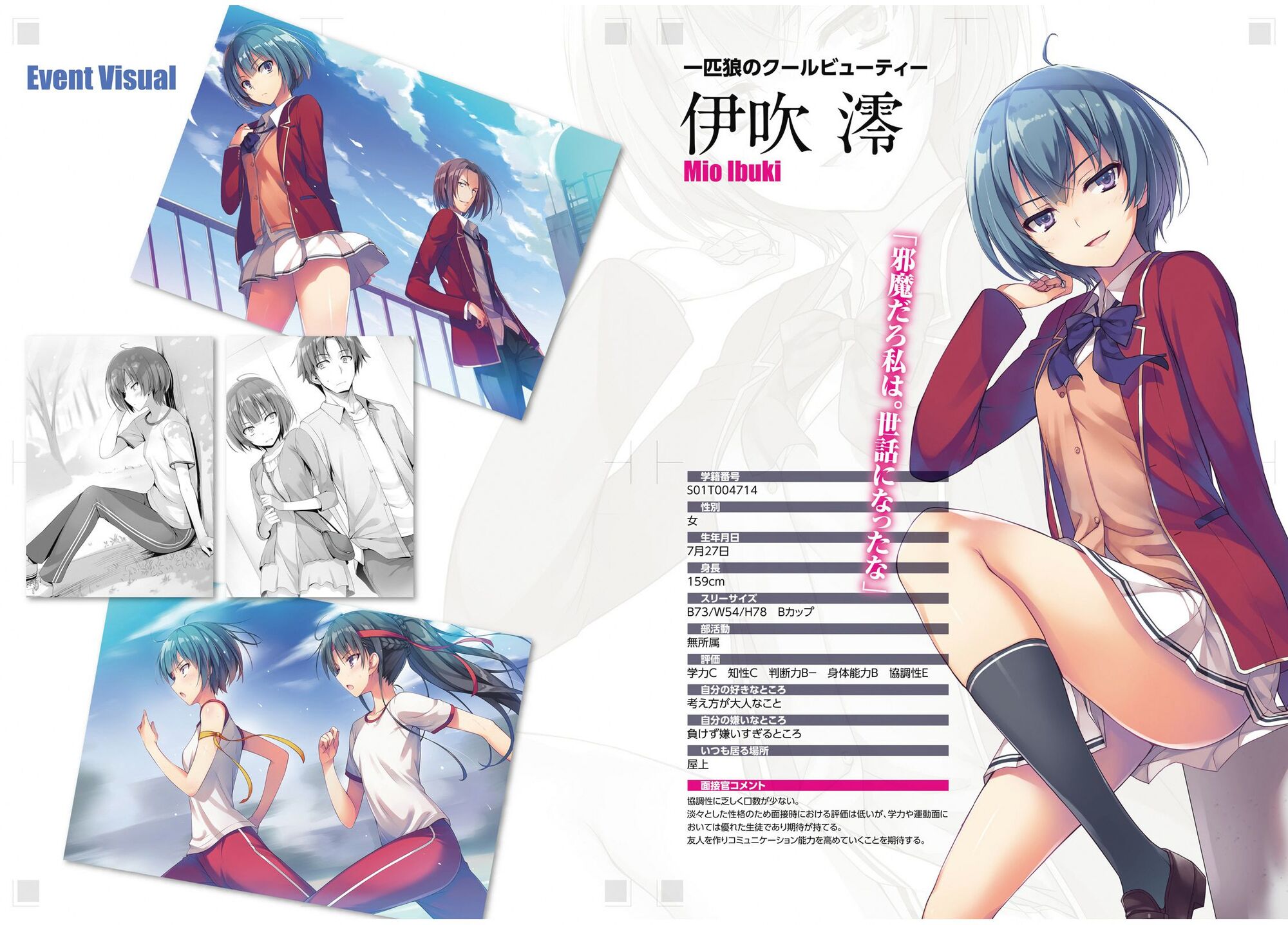 Mio Ibuki Image Gallery You Zitsu Wiki Fandom