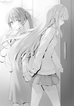 Light Novel illustrations • LN ANIME - Youkoso Jitsuryoku Shijou Shugi no  Kyoushitsu e LN Illustrations (Volume 1) - (Volumes 1 - 6)