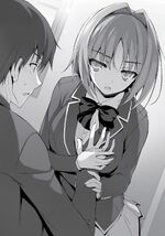 Classroom of the Elite manga in which the relationship between Suzune and  Kiyotaka is shipped 💕🧡 : r/ClassroomOfTheElite