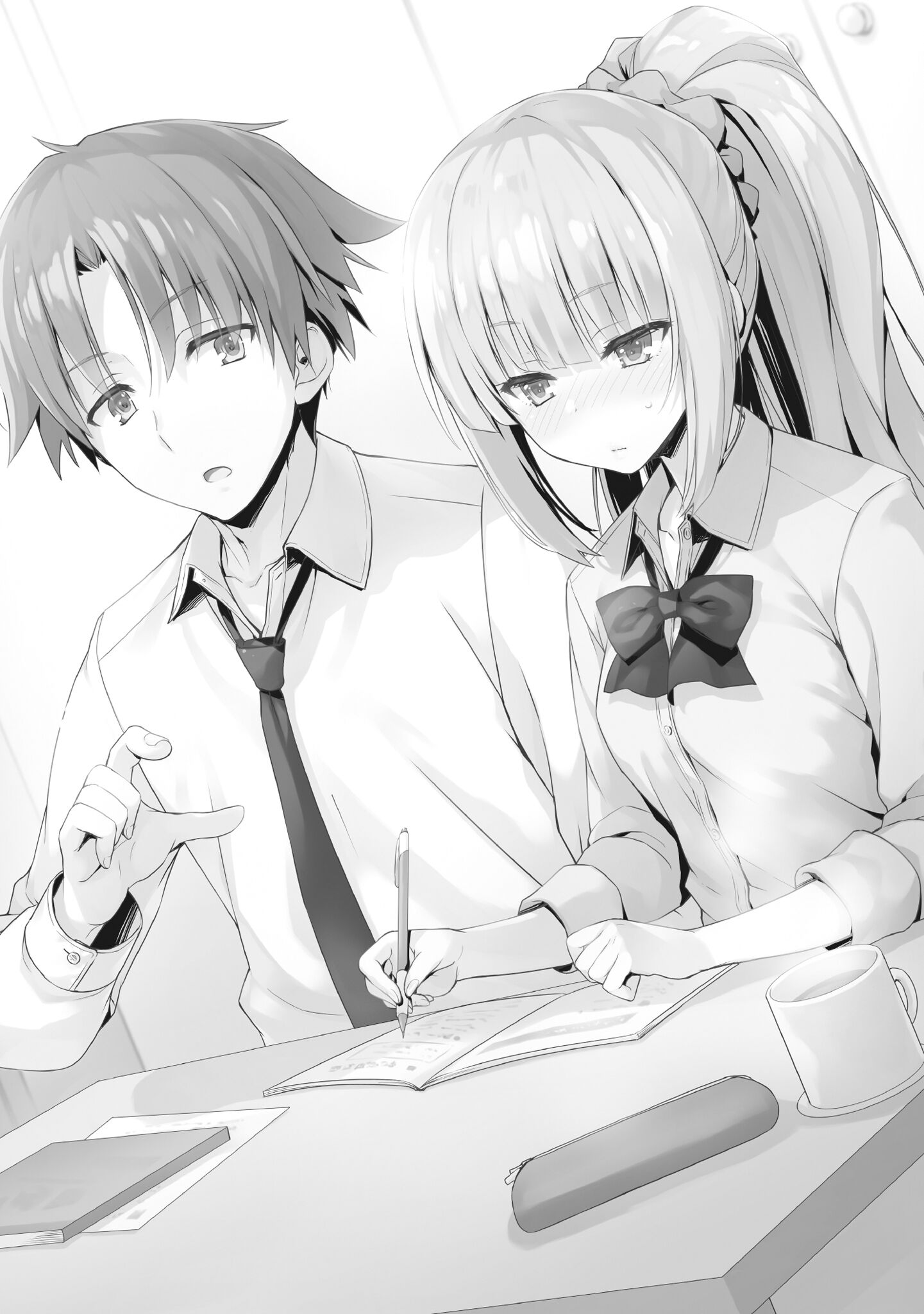 Kiyotaka and Kei kiss - Classroom of the Elite ファンページ