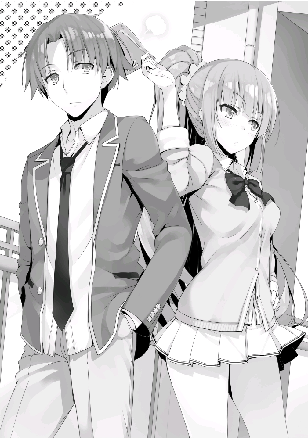 Ayanokoji and kei in the new manga