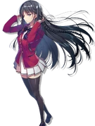 Suzune's full appearance in the light novel.