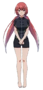 Airi in her personal swimsuit.