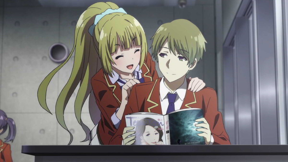 Ayanokoji and kei in the new manga, Classroom of the elite