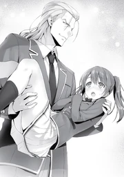 Rokusuke picking up  from the ground