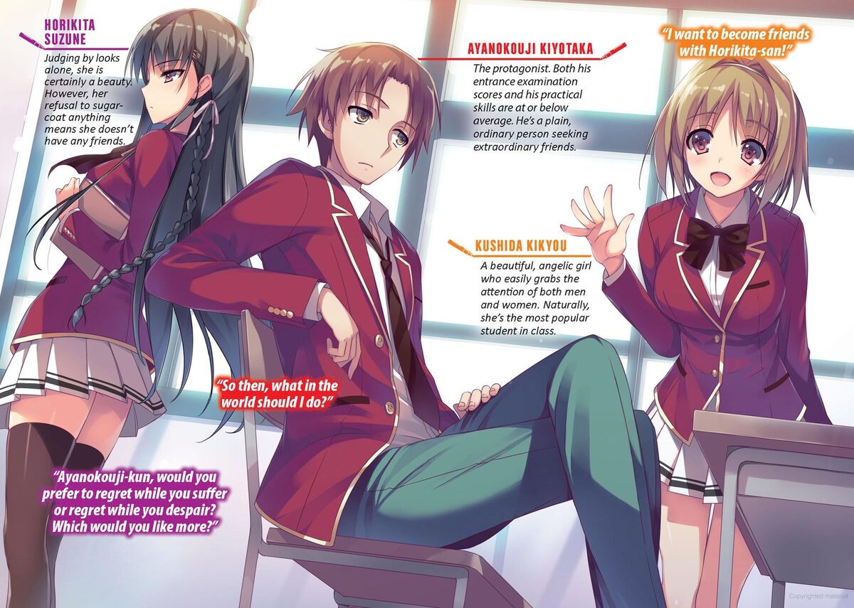 You-Zitsu Classroom of the Elit illustration Anime Manga  Chirashi/Flyer/Poster