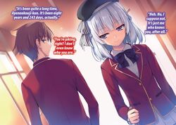 Classroom of the Elite Arisu Sakayanagi Kiyotaka Ayanokouji B2 tapestry