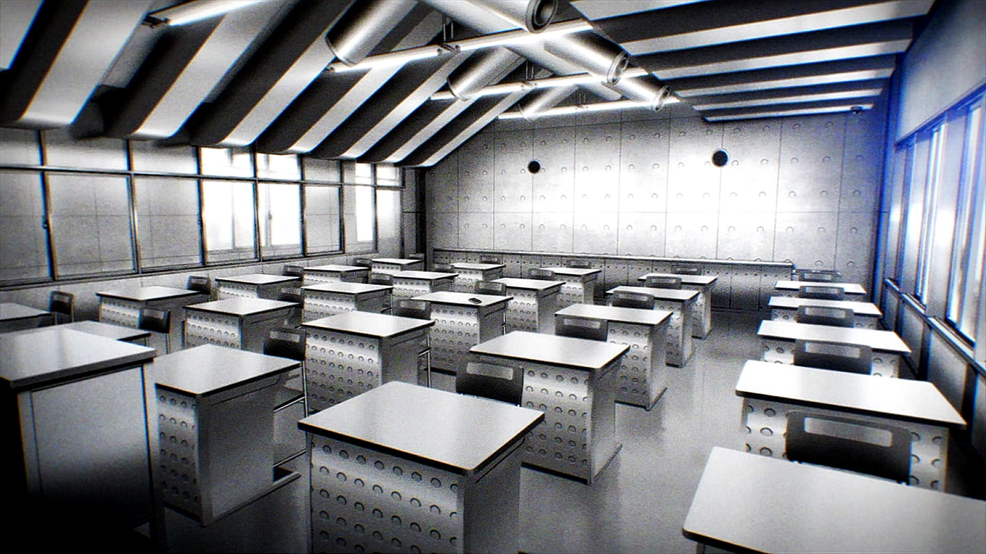 Map of the classroom of the elite anime