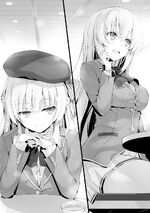 Arisu and Honami during their meeting