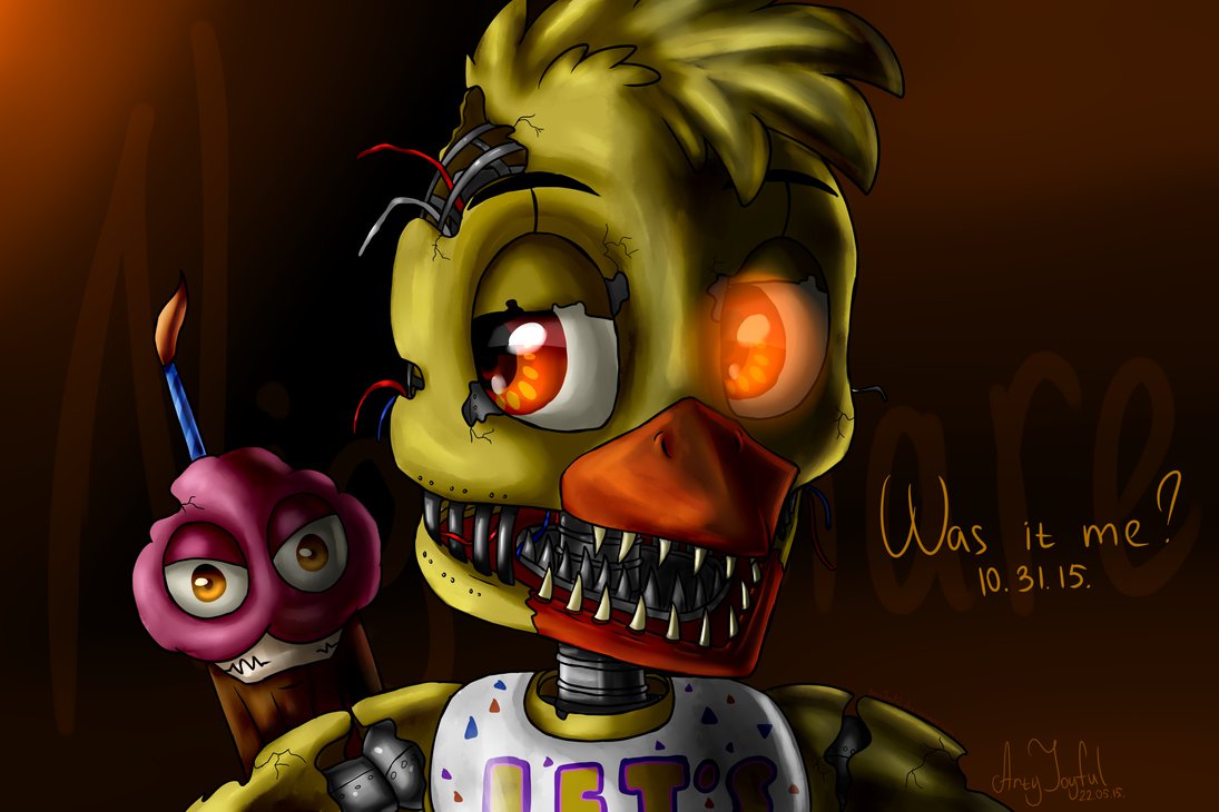 Nightmare Fredbear (FNAF 4 Speedpaint)