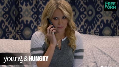 Young & Hungry Season 5, Episode 1 Gabi and Josh Talk on the Phone Freeform