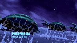  ships emerge from the Philippine Sea.