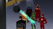 One by one, a group of  are scanned by the  before accessing a Zeta-Tube in the .