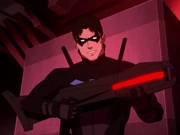  wielding an Apokoliptan rifle.