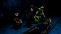 The Team saving Aqualad